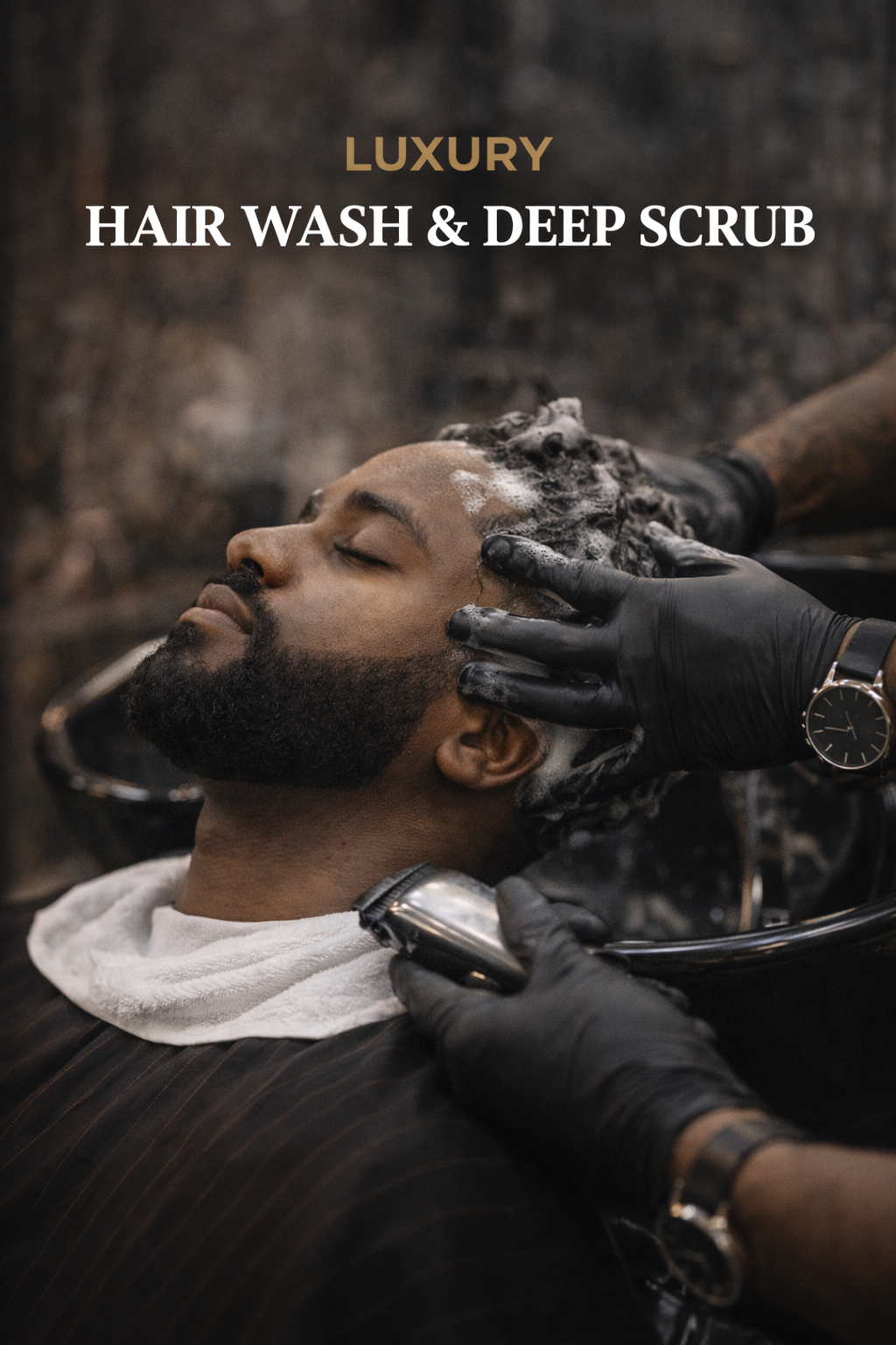 Luxury Hair Wash & Deep Scrub