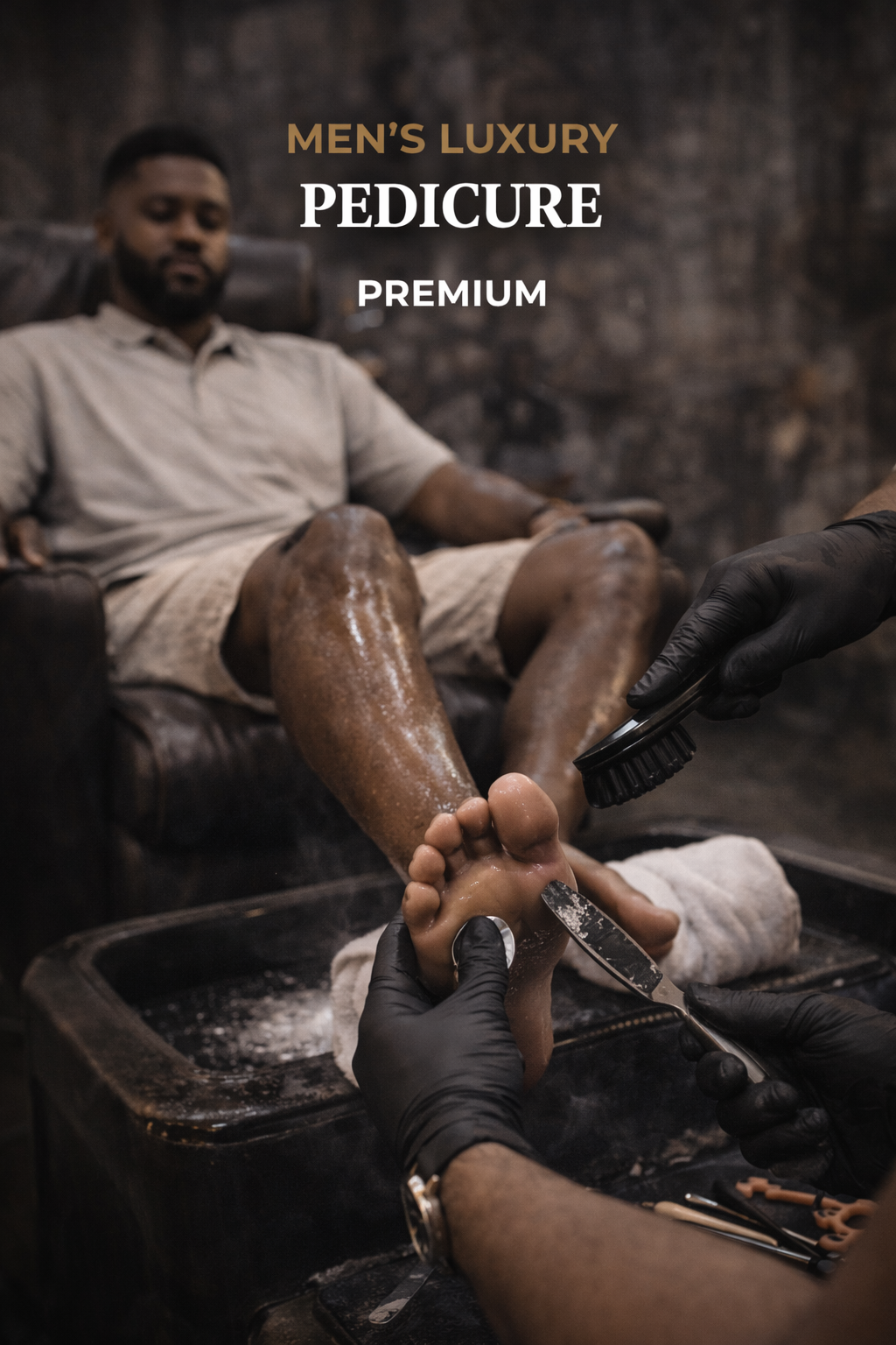 Men’s Luxury Pedicure Premium